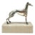 Samuel Kirk & Son Sterling Silver Greyhound / Whippet Miniature Sculpture on Marble Base – Solid 925 – Baltimore For Sale