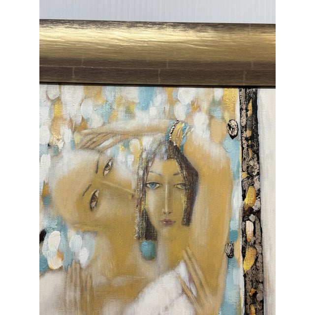 Folk Art Victor Anufriev "Dance" Original Artwork, Certificate For Sale - Image 3 of 12