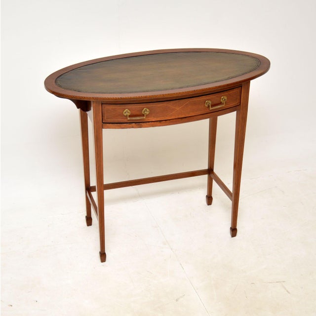 Edwardian Writing Table, 1890s For Sale - Image 13 of 13