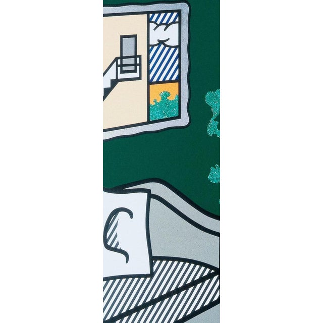 Interior with Lamp Poster after Roy Lichtenstein For Sale - Image 6 of 7