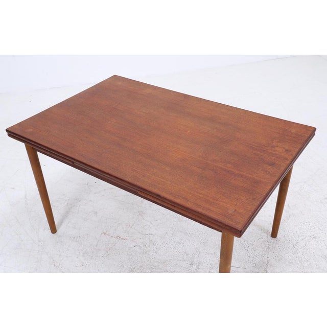 Mid-Century Teak Extendable Kitchen Table, 1960s For Sale - Image 6 of 17