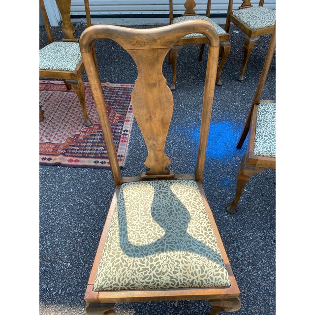 Vintage Queen Anne Chairs Set of 6 Chairish