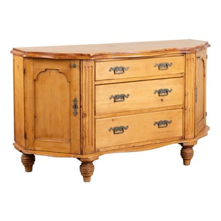 19th-Century Swedish Pine Sideboard or Buffet For Sale