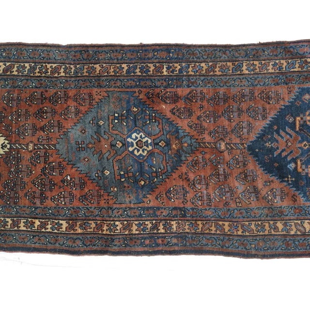 1920s Vintage Antique Persian Bakhshish Runner For Sale In New York - Image 6 of 13