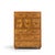 Henredon Campaign Mid Century Oak and Brass Highboy Dresser Armoire This armoire measures: 40 wide x 19 deep x 55.25...