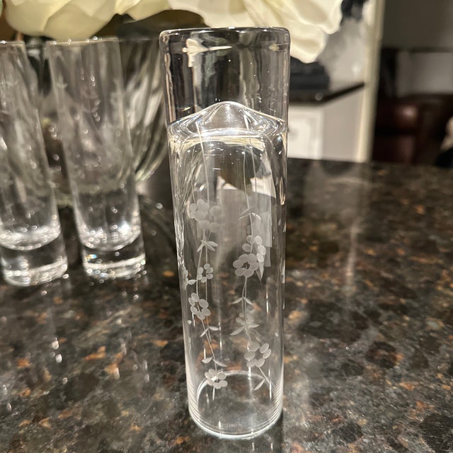 Early 20th Century Vintage Highball, Princess House Heritage Heritage Crystal Glasses - Set of 4 For Sale - Image 5 of 5