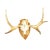 This piece would look stunning hanging above a fireplace or as a focal point on your wall! It is a large Swedish elk skull...