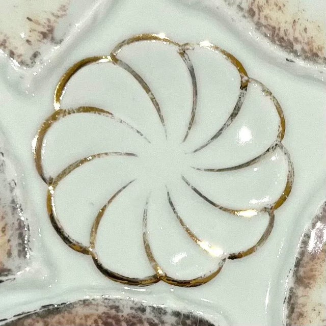 Late 19th Century German Porcelain Oyster Plate For Sale - Image 4 of 7