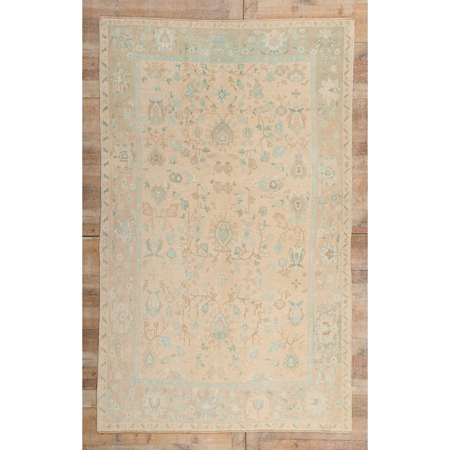 Vintage Turkish Oushak Rug, 06'02 X 09'10 For Sale - Image 10 of 10