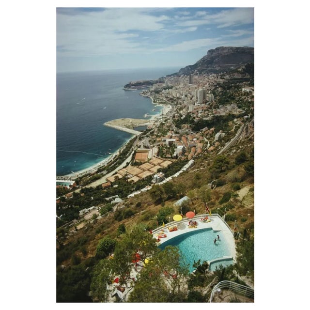 Slim Aarons, Roquebrune-Cap-Martin, Estate Stamped Photographic Print, 1970 / 2020s For Sale