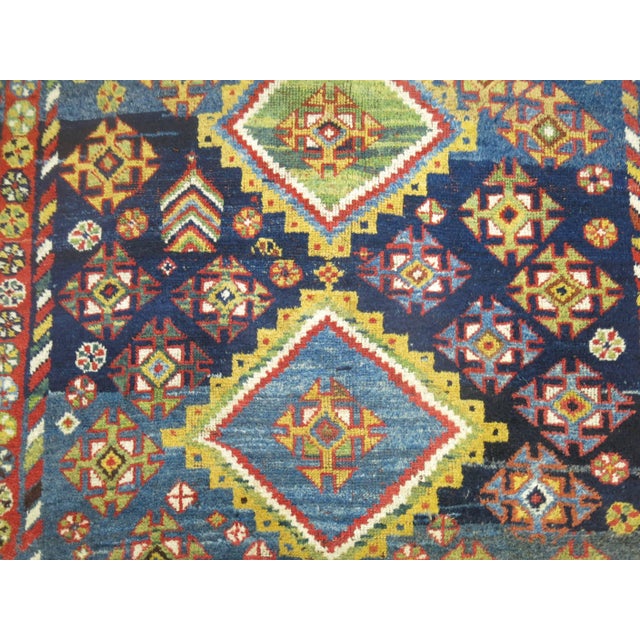 Antique Zabihi Collection Colorful Persian Gabbeh Rug - 5'5" x 6'7" For Sale In New York - Image 6 of 6