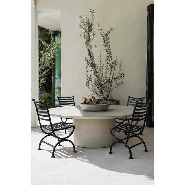 Mid-Century Modern 1960s Vintage Iron Garden Dining Chairs - 4 Available For Sale - Image 3 of 14