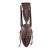 Early 20th Century Authentic Large Hand-Carved Wooden Bamana N'tomo Mask From Mali, West Africa For Sale