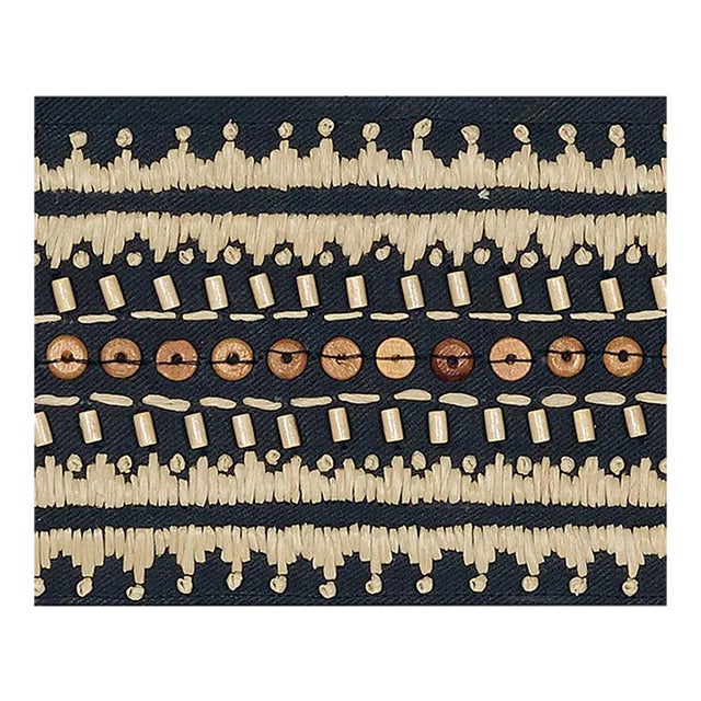 Schumacher X Mary Mcdonald Tonga Tape in Lava Black For Sale