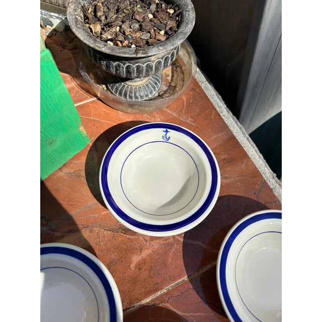 Nautical 1970s Homer Laughlin China Nautical Collection of Ceramic Petite Dishes - Set of 4 For Sale - Image 3 of 8
