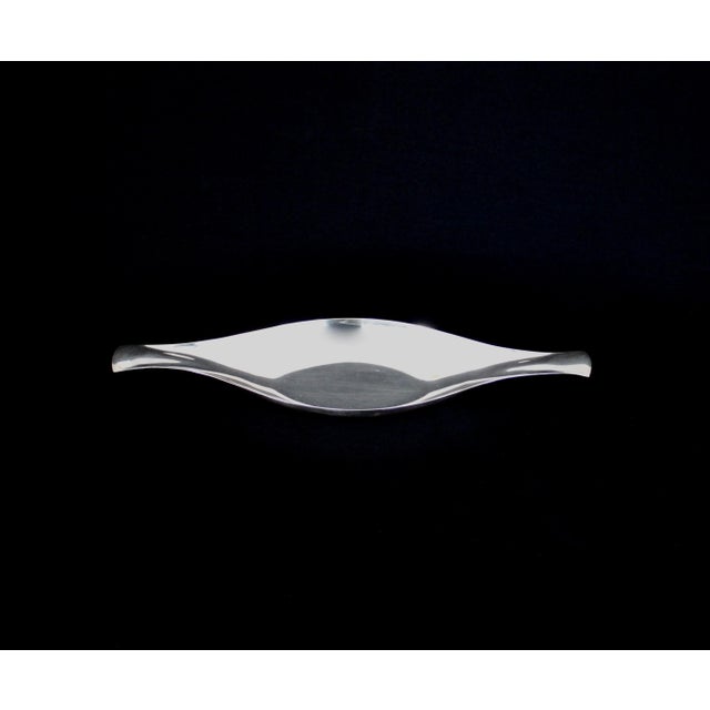 John Prip silver plate elegant modern dish for Reed and Barton. Excellent condition no scratches to the surface. John Prip...