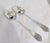 Georgian Sterling Silver Fruit Serving Spoons, London, 1737 & 1763, Set of 2 For Sale - Image 16 of 18