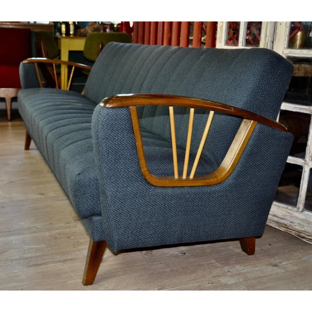 1960s Mid-Century German Convertible Sofa, 1960s For Sale - Image 5 of 18