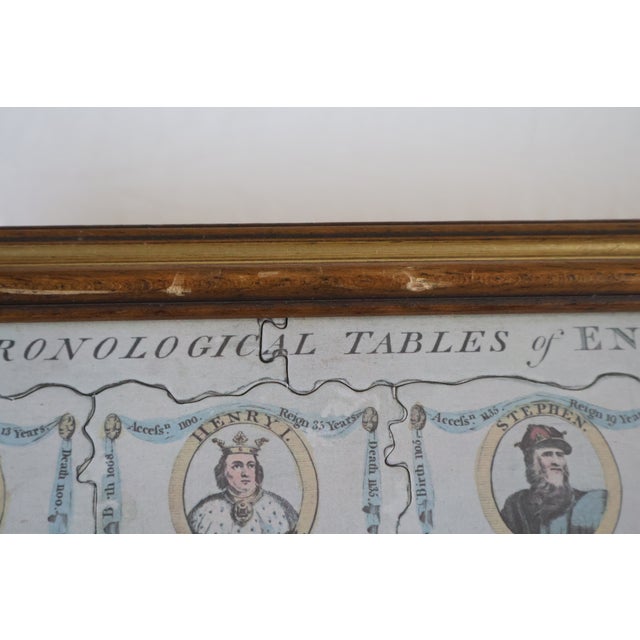 Circa 1970 Wallis English Royal History Wooden Puzzle, Framed For Sale - Image 12 of 18