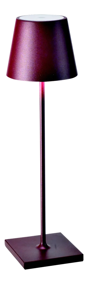 Zafferano Poldina Pro Rechargeable Lamp in Bordeaux