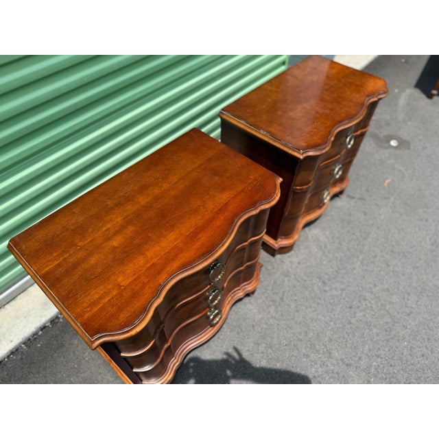 Pair of Century Furniture Oversized Nightstands/Chests For Sale - Image 9 of 11
