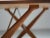Wood Model 303 Dining Table in Oak and Metal by Hans J. Wegner attributed to Andreas Tuck, Denmark, 1950s For Sale - Image 7 of 16