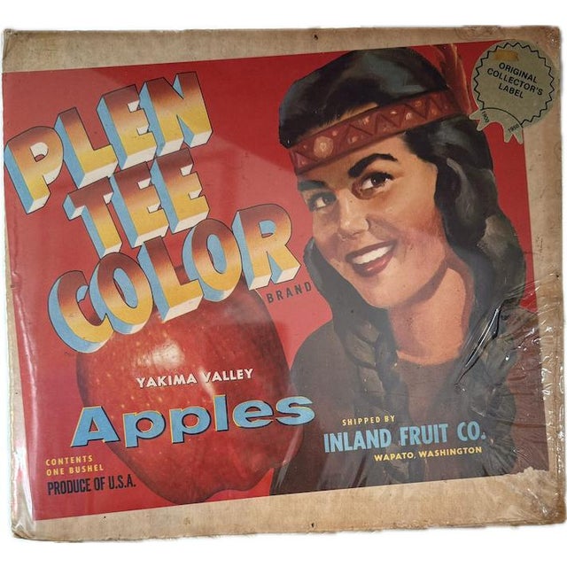 Lot of Four Vintage 1900-1950 Original Fruit Crate Labels• Not Reproductions For Sale In Charlotte - Image 6 of 12