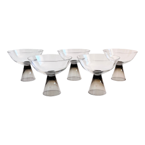 Mid Century Rosenthal Fortuna Champagne Coupes by Elsa Fischer-Treyden - Set of 5