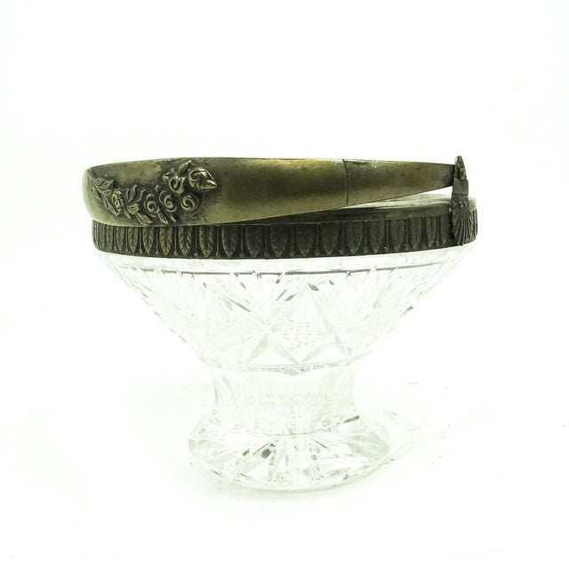 Art Deco Crystal Bowl, 1930s For Sale - Image 4 of 7
