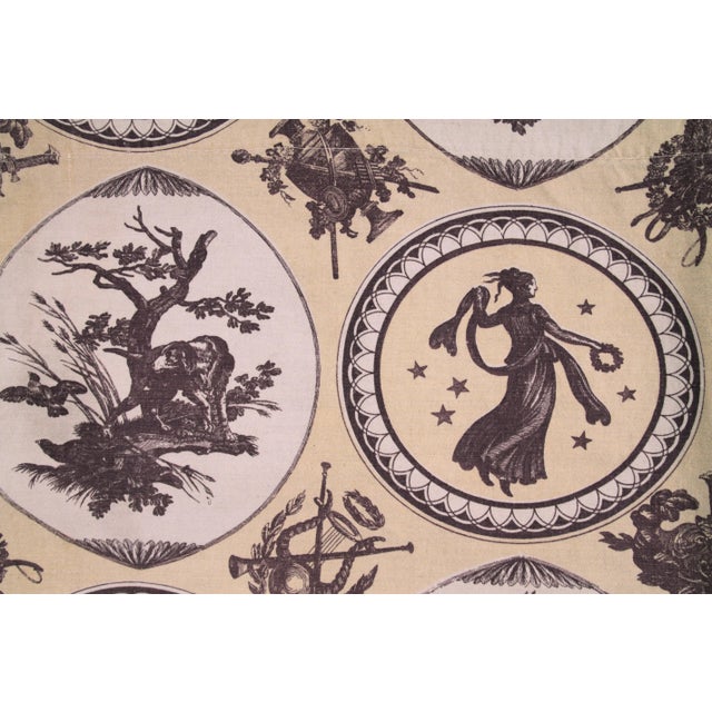 The House of Scalamandre Scalamandre Toile Panels, S/2 For Sale - Image 4 of 7