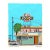 Liquor Store in Tarzana - Original Los Angeles Pop Art Mixed Media Artwork on Paper by Fabio Coruzzi For Sale