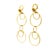 1980s Pair of itlaian Aletto Brothers 18k Gold Long Link Drop Earrings For Sale - Image 4 of 13