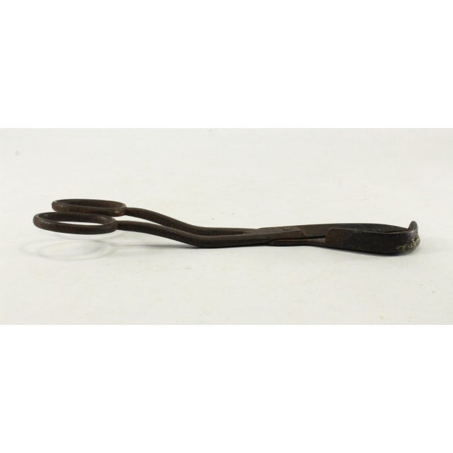 Rare 18th / 19th C. Wrought Iron Candle Wick Trimmer, Not Snuffer For Sale - Image 4 of 12