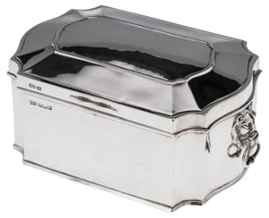 20th Century English Silver Casket, Sheffield, 1915