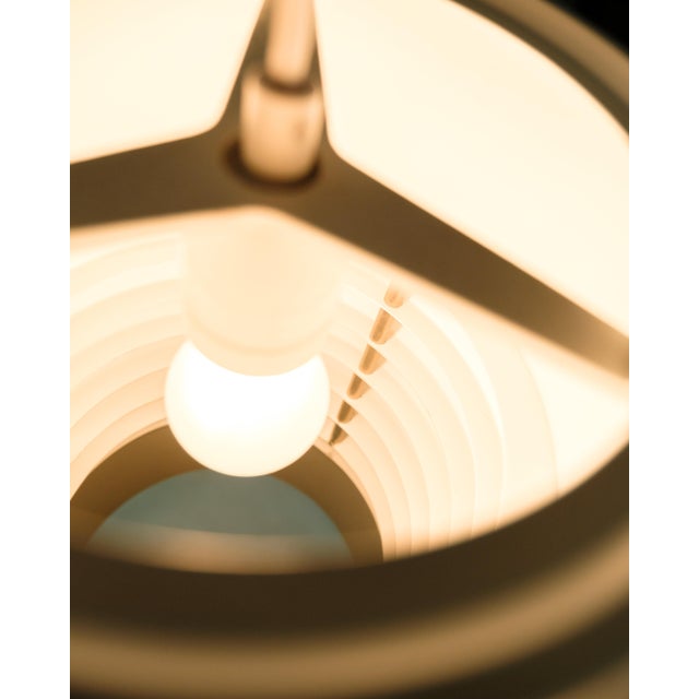 White Model Verona Ceiling Lamp in Lacquered Metal by Sven Middelboe, 1990s For Sale - Image 8 of 10