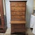 English English Georgian Revival Burl Elm Wood Tall Chest With Slide, C. 1900–1920 For Sale - Image 3 of 13