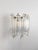 Brass and Murano Glass Wall Lamp by Venini by Novaresi, in Very Good conditions.