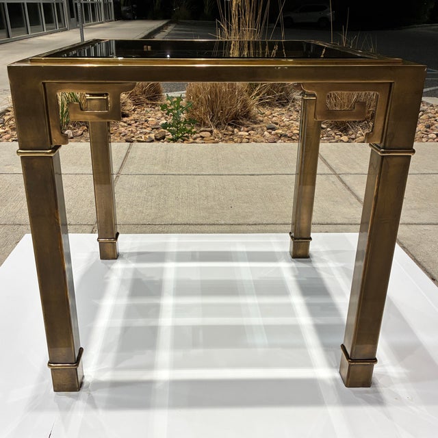 Greek Key End Table From Mastercraft For Sale - Image 11 of 12