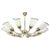 Mid-Century Modern Czechoslovak Brass and Glass 10-Arm Chandelier, 1960s For Sale - Image 15 of 15