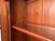 Late 20th Century Vintage Ethan Allen Country Crossings Solid Red Maple Lighted China Hutch & Buffet For Sale - Image 5 of 12