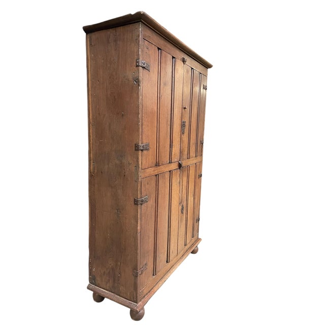 Antique Spanish Oak Kitchen Cabinet, 1670 For Sale - Image 4 of 9