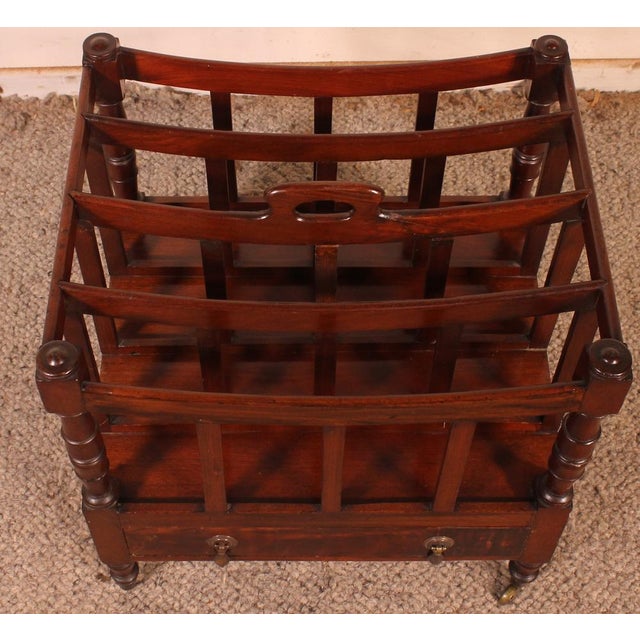 Canterbury in Mahogany, England, 19th Century For Sale - Image 4 of 12