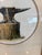 Brown Vintage Framed Anvil Reproduction Print Blacksmith Tool Illustration in Wood Frame For Sale - Image 8 of 12