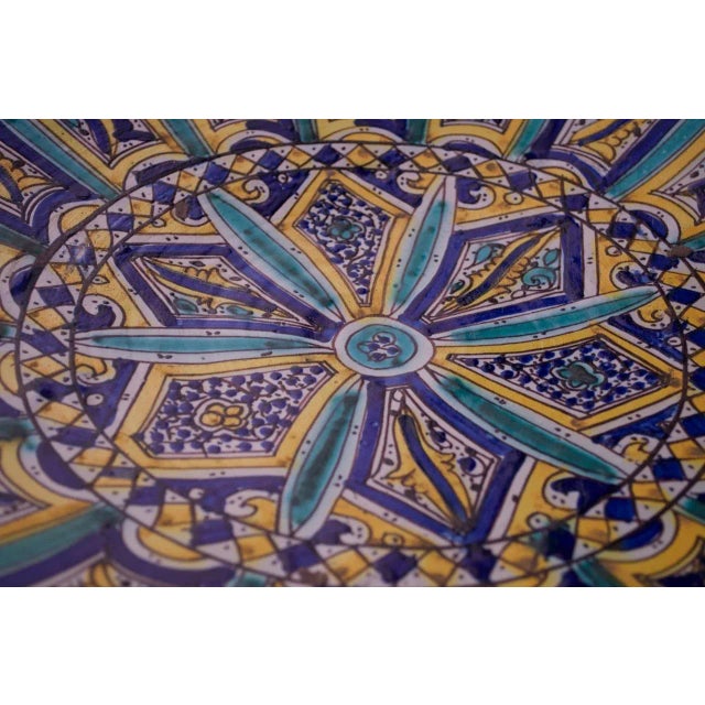 Ceramic Large-Scale Italian Terracotta Charger For Sale - Image 7 of 13