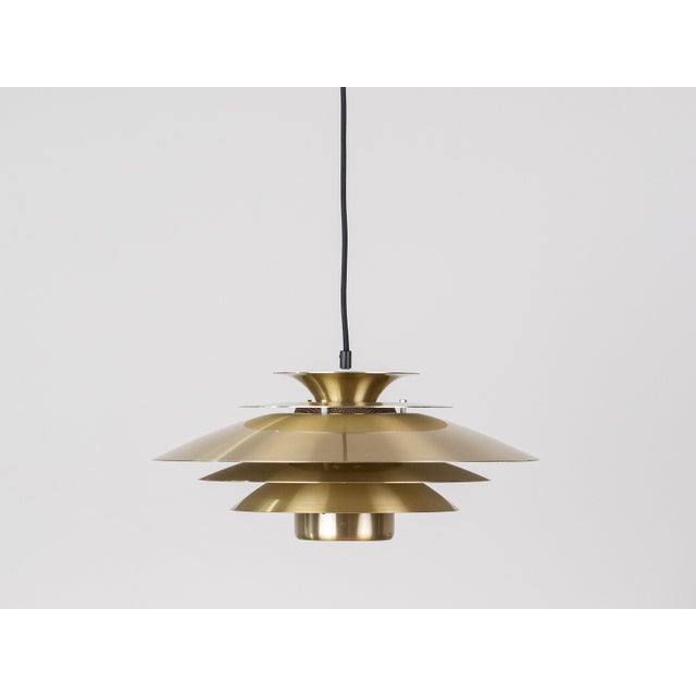 Vintage Danish Verona Hanging Lamp by Kurt Wiborg for Jeka, 1980s For Sale - Image 11 of 11