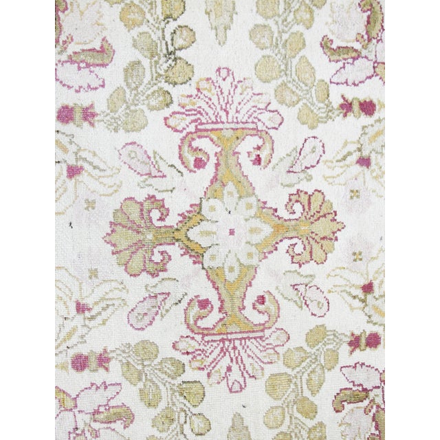 Late 19th Century Antique Amritsar (Agra) Carpet, 10'0" × 10'11" For Sale - Image 5 of 7