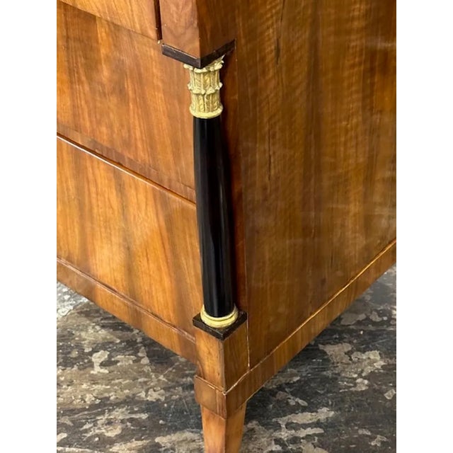 19th Century Biedermeier Commode With Ebonized Details For Sale In Dallas - Image 6 of 11