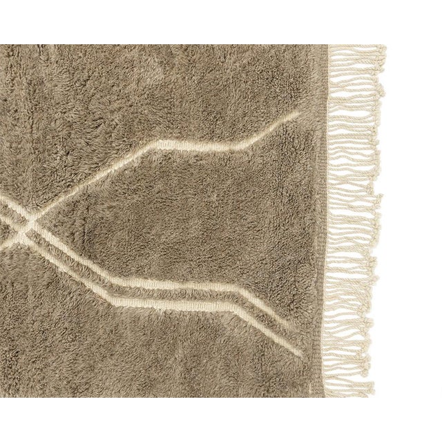 Hand-Knotted Wool Premium Rug by Azele Studio For Sale - Image 10 of 11