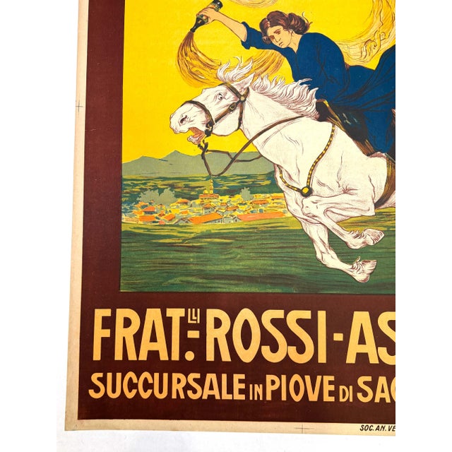 Original Italian Poster From 1930 China-Rossi for an Elixir Tonic For Sale In Providence - Image 6 of 6