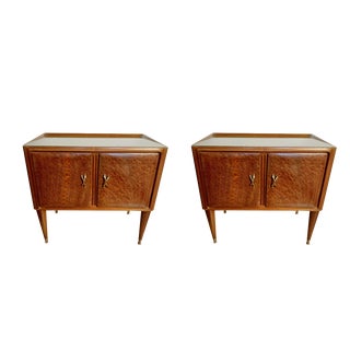 Bedside Tables attributed to Paolo Buffa, Set of 2 For Sale